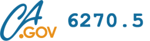 Ca.gov 6270.5 logo